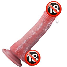 Realistic Dildo with Suction Cup, 7.5 in Silicone Dildos for G Spot Anal Play, Beginner Friendly Dildos for Women Men