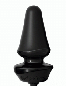 Anal Fantasy Elite Inflatable Silicone Butt Plug Black