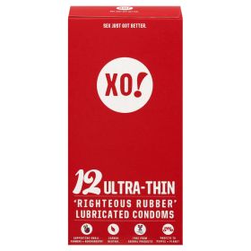 Xo! - Condoms Rubber Ultra Thin - Case Of 8-12 Ct
